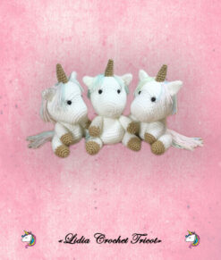 Bébé licorne Lidia Crochet Tricot