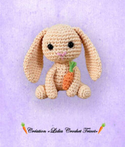 Mimi le lapin ( tutoriel Lidia Crochet Tricot)