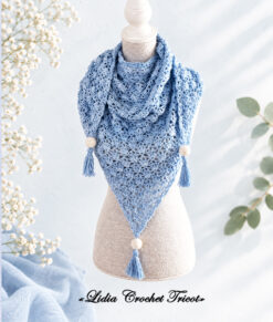 Tutoriel PDF Crochet Châle Enchanté Boutique Lidia Crochet Tricot