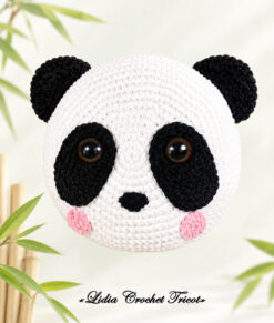 Tutoriel PDF Crochet Coussin Panda Boutique Lidia Crochet Tricot