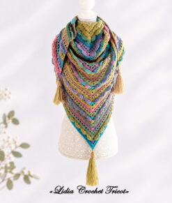 Tutoriel PDF Châle Istanbul Boutique Lidia Crochet Tricot