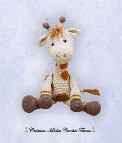 Dona la girafe (tutoriel Lidia Crochet Tricot) generico