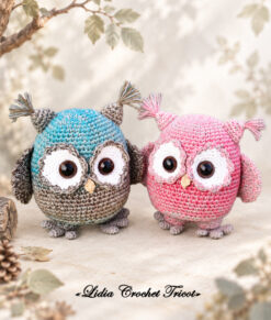 Tutoriel PDF amigurumi crochet Hiboux Boutique Lidia Crochet Tricot