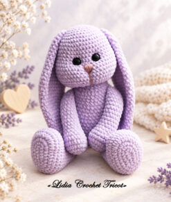 Tutoriel PDF amigurumi crochet Lapin Câlin Boutique Lidia Crochet Tricot