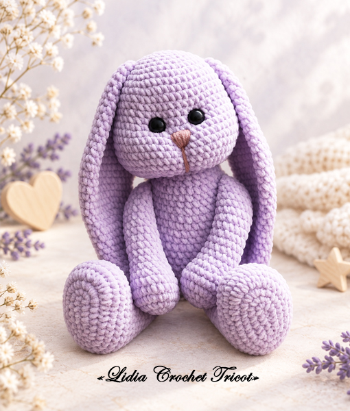 Tutoriel PDF amigurumi crochet Lapin Câlin Boutique Lidia Crochet Tricot