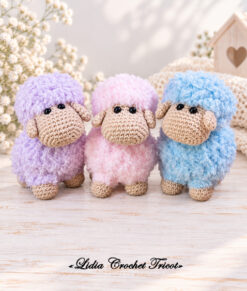 Tutoriel PDF amigurumi crochet Moutons Choupis Boutique Lidia Crochet Tricot