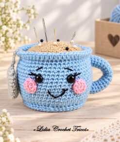 Tutorial PDF amigurumi crochet Tasse Kawaii Boutique Lidia Crochet tricot