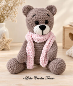 Tutorial PDF amigurumi Ourson Papouille Boutique Lidia Crochet Tricot