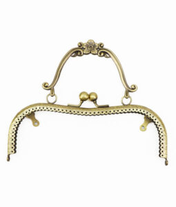 Lot De 5 Fermoirs De Portefeuille En Fer Semi-circulaires 8,5 Cm