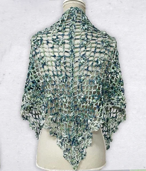 Fil de coton Loco Lidia Crochet Tricot ouvrage 4 Châle Spring