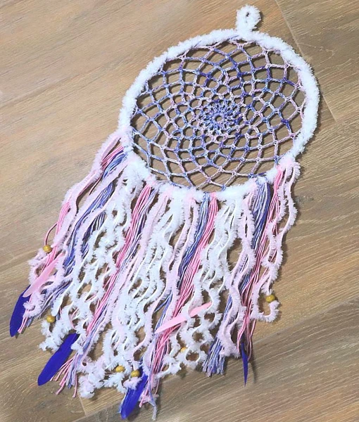 Fil de coton Loco Lidia Crochet Tricot ouvrage 8 Attrape-rêves Flocon de neige