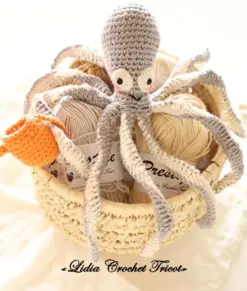 Le Poulpe amigurumi - Lidia Crochet Tricot